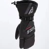 FXR 2022 Leather Index Snowmobile Mitts Black