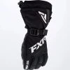 FXR 2023 Helix Race Youth Snowmobile Gloves Black