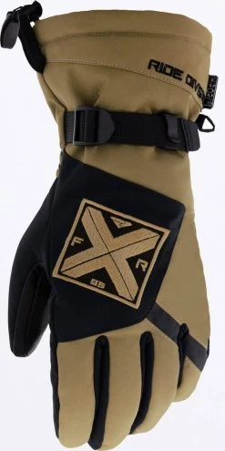 FXR 2023 Ridge Snowmobile Glove Canvas