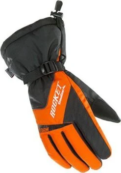 Rocket Snow Gear Storm Snowmobile Glove Orange/Black