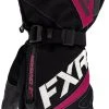FXR 2022 Fusion Womens Snowmobile Gloves Black/Raspberry -FXR SHOP 4235558