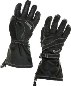 Divas Snow Gear Trail Snowmobile Womens Gloves Black