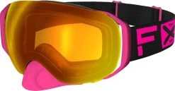 FXR 2022 Ride X Spherical Snowmobile Goggles Elec Pink