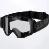 FXR 2022 Maverick Clear Youth Snowmobile Goggles Black Ops