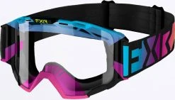 FXR 2023 Maverick Clear Youth Snowmobile Goggle Spectrum