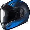 HJC CL-Y Youth Snowmobile Helmet Taze Black/Blue -FXR SHOP 4421530