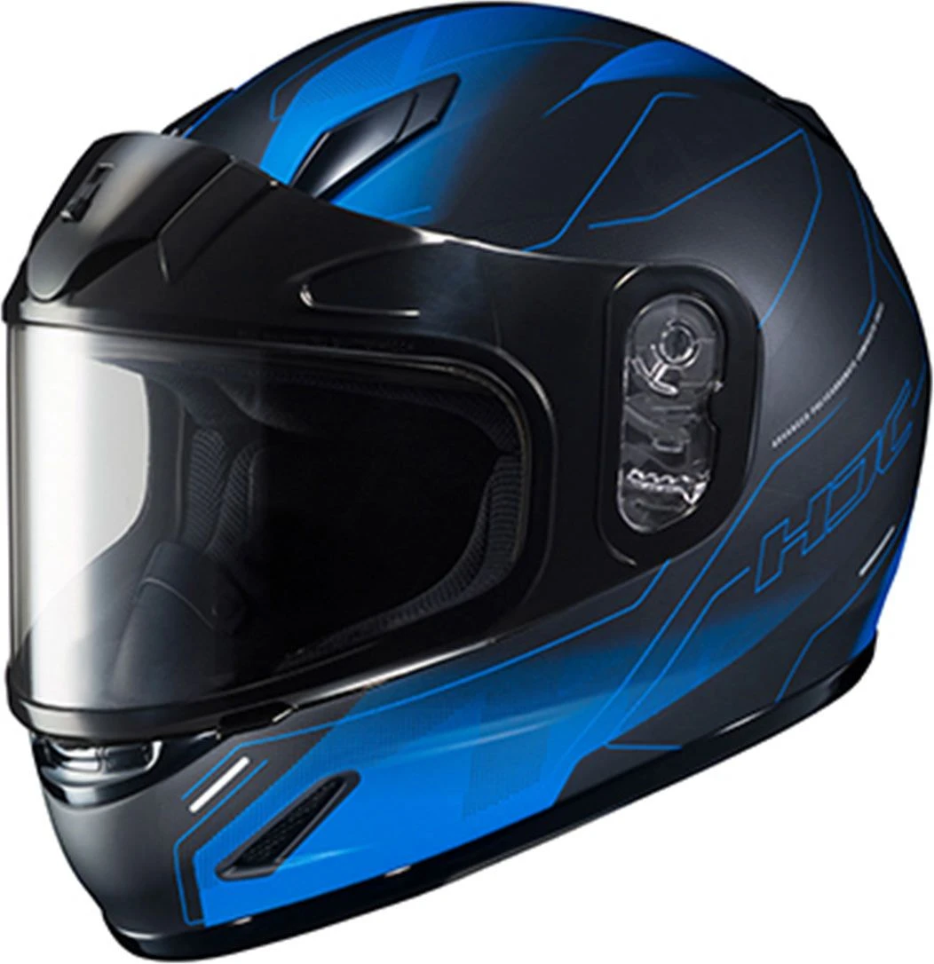 HJC CL-Y Youth Snowmobile Helmet Taze Black/Blue 3 HJC CL-Y Youth Snowmobile Helmet Taze Black/Blue