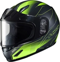 HJC CL-Y Youth Snowmobile Helmet Taze Black/Hi Vis