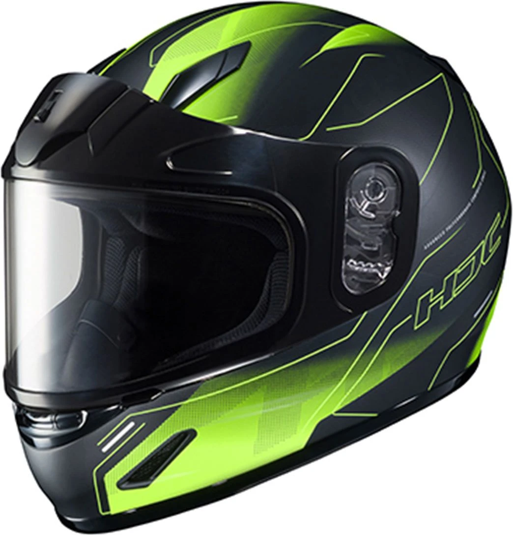 HJC CL-Y Youth Snowmobile Helmet Taze Black/Hi Vis 3 HJC CL-Y Youth Snowmobile Helmet Taze Black/Hi Vis