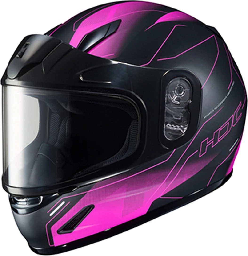 HJC CL-Y Youth Snowmobile Helmet Taze Black/Pink 3 HJC CL-Y Youth Snowmobile Helmet Taze Black/Pink