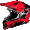 Castle X Mode Sector Youth Snowmobile Helmet Red