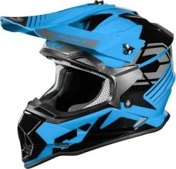 Castle X Mode Sector Youth Snowmobile Helmet Process Blue