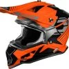 Castle X Mode Sector Youth Snowmobile Helmet Flo Orange