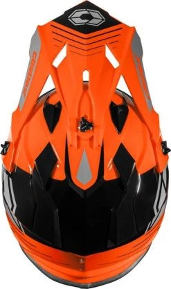 Castle X Mode Sector Youth Snowmobile Helmet Flo Orange -FXR SHOP 4422510 3