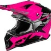 Castle X Mode Sector Youth Snowmobile Helmet Pink