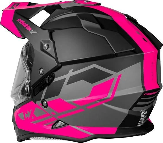 Castle X Mode Trance Electric Dual Sport Snowmobile Helmet Matte Pink 4 Castle X Mode Trance Electric Dual Sport Snowmobile Helmet Matte Pink - Image 2