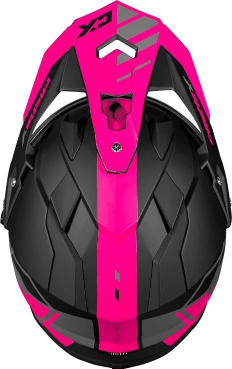 Castle X Mode Trance Electric Dual Sport Snowmobile Helmet Matte Pink 5 Castle X Mode Trance Electric Dual Sport Snowmobile Helmet Matte Pink - Image 3