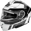 Castle X CX935 Modular Electric Snowmobile Helmet Raid White/Black 2 Castle X CX935 Modular Electric Snowmobile Helmet Raid White/Black -FXR SHOP 4429251