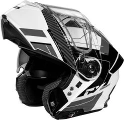 Castle X CX935 Modular Electric Snowmobile Helmet Raid White/Black -FXR SHOP 4429251 3