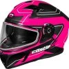 Castle X CX390 Snowmobile Helmet Atlas Matte Pink Glo/Black