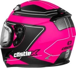 Alternative view of Castle X CX360 Youth Snowmobile Helmet Atlas Matte Pink Glo
