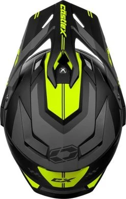 Castle X CX200 Dual Sport Snowmobile Helmet Wrath Matte Hi-Vis -FXR SHOP 4429273 3