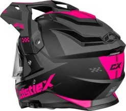 Castle X CX200 Dual Sport Snowmobile Helmet Wrath Matte Pink Glo -FXR SHOP 4429276 2