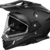 Castle X CX200 Dual Sport Snowmobile Helmet Matte Black -FXR SHOP 4429287