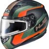 HJC CS-R3 Electric Snowmobile Helmet Dosta Green/Orange 1 HJC CS-R3 Electric Snowmobile Helmet Dosta Green/Orange -FXR SHOP 4430354