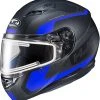 HJC CS-R3 Electric Snowmobile Helmet Dosta Black/Blue -FXR SHOP 4430356
