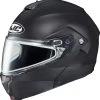 HJC C91 Modular Snowmobile Helmet Semi-Flat Black