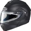 HJC C91 Electric Modular Snowmobile Helmet Semi-Flat Black -FXR SHOP 4430419