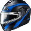 HJC C91 Taly Electric Modular Snowmobile Helmet Black/Blue