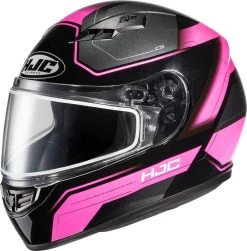 HJC CS-R3 Inno Snowmobile Helmet Black/Pink