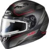 HJC CS-R3 Inno Electric Snowmobile Helmet Black/Gray/Red -FXR SHOP 4430455