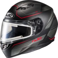 HJC CS-R3 Inno Electric Snowmobile Helmet Black/Gray/Red