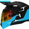 509 Delta R4 Ignite Snowmobile Helmet GT Cyan