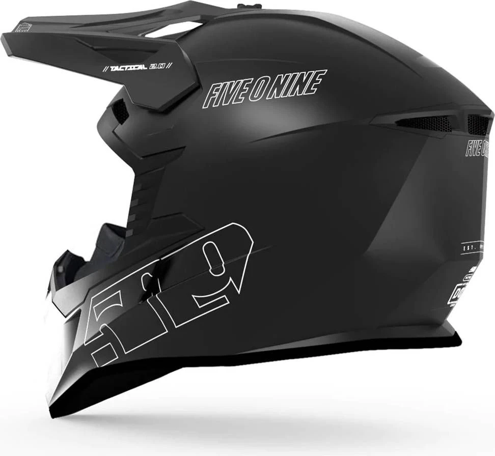 509 Tactical 2.0 Snowmobile Helmet W/Fidlock Black Legacy 5 509 Tactical 2.0 Snowmobile Helmet W/Fidlock Black Legacy - Image 3