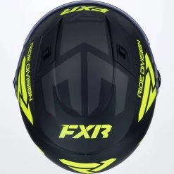FXR 2022 Nitro Snowmobile Youth Helmet Black/Hi-Vis -FXR SHOP 4435537 3