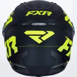 FXR 2022 Nitro Snowmobile Youth Helmet Black/Hi-Vis -FXR SHOP 4435537 5