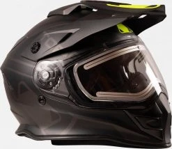 Tobe Ventus Electric Snowmobile Helmet Flair Black/Hi-Viz Matte