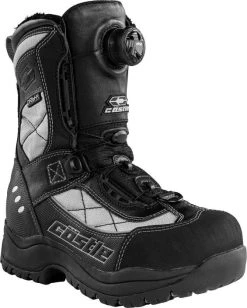 Castle X Charge ATOP Womens Snowmobile Boots Gray/Black