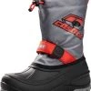 Castle X Element Youth Snowmobile Boot Red/Gray