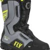 Fly Racing Marker BOA Snowmobile Boot Black/Grey/Hi-Vis
