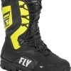 Fly Racing Marker Snowmobile Boot Black/Grey/Hi-Vis -FXR SHOP 4684016