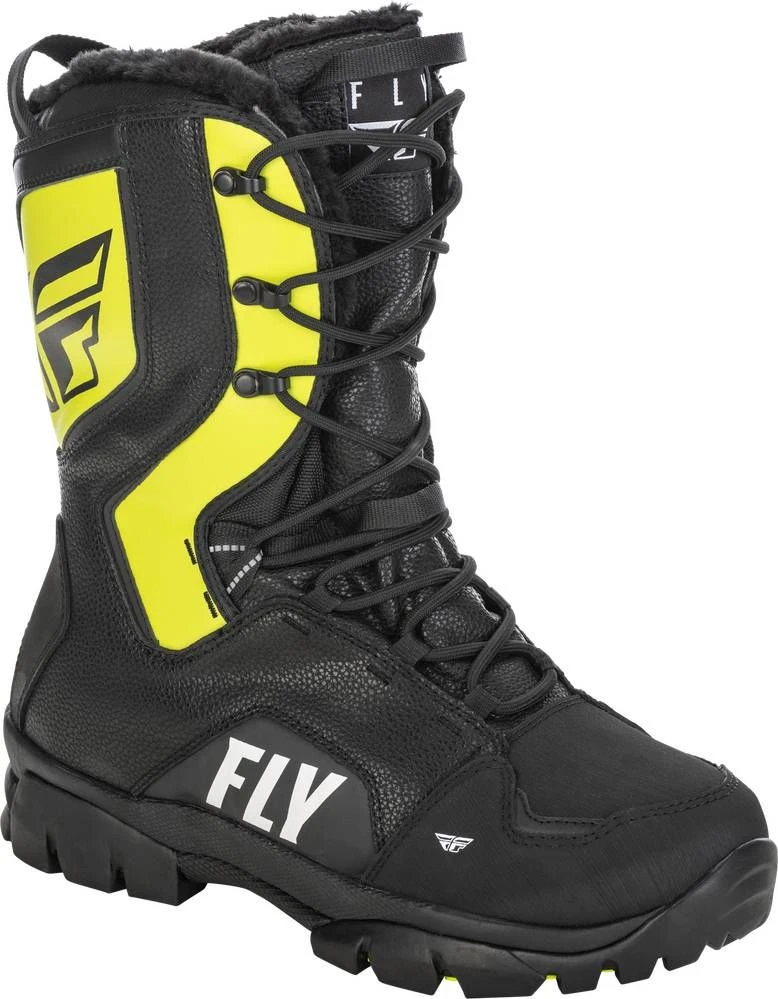 Fly Racing Marker Snowmobile Boot Black/Grey/Hi-Vis 3 Fly Racing Marker Snowmobile Boot Black/Grey/Hi-Vis