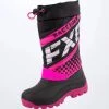 FXR 2023 Boost Youth Snowmobile Boots Black/Fuchsia