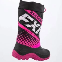 Alternative view of FXR 2023 Boost Youth Snowmobile Boots Black/Fuchsia