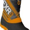 FXR Octane Youth Snowmobile Boots Black/Orange/Char