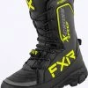 FXR 2023 X-Cross Speed Snowmobile Boot Black/HiVis -FXR SHOP 4684703